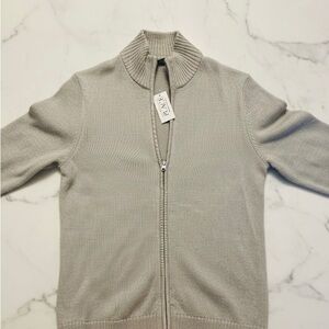 The Children's Place Boys' Uniform Zip Up Mock Neck Sweater NWT